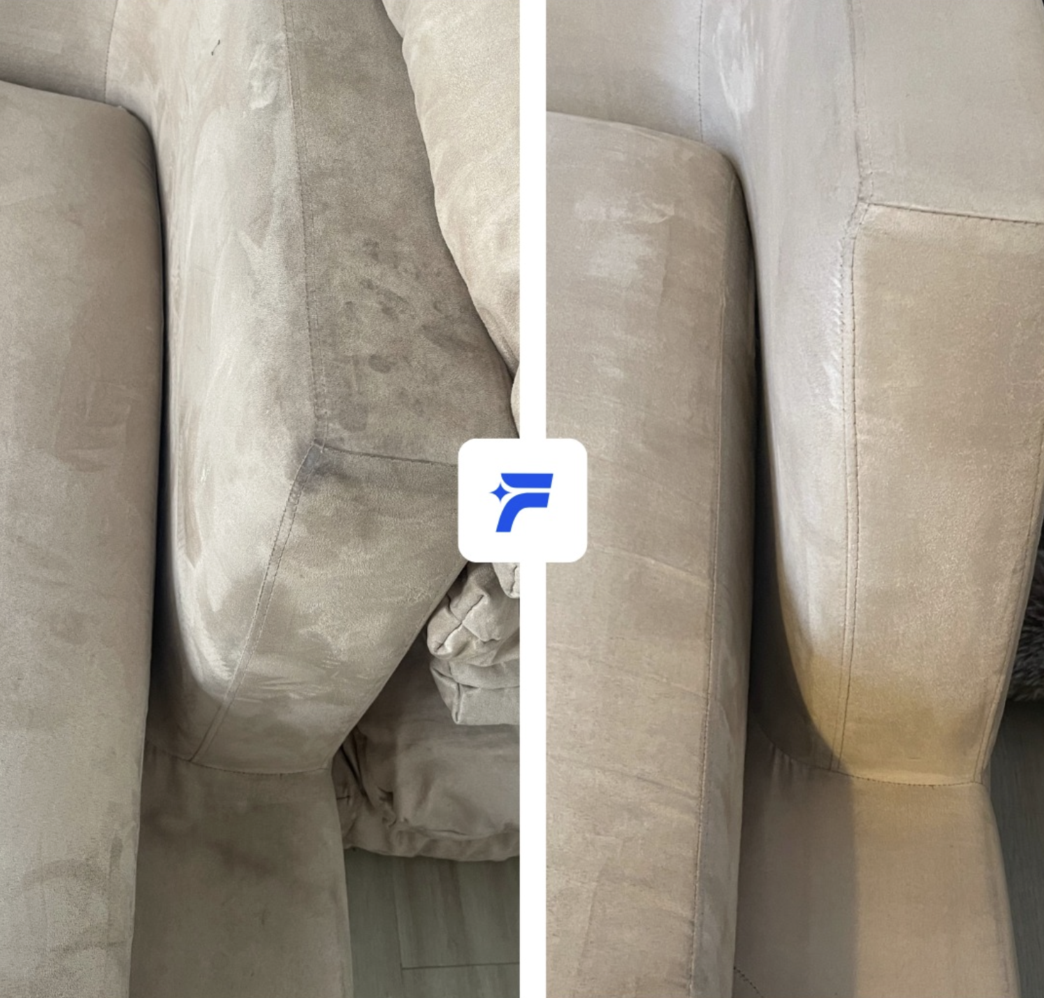 Résultat nettoyage textile